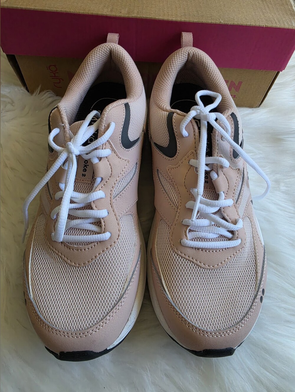 Womens Ryka Invoke 2 Athletic Sneakers - Dusty Peach, 8.5M
